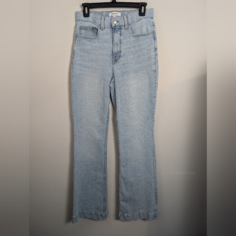 Spanx Redefine Flare Jeans light Wash  21312r Sz 10